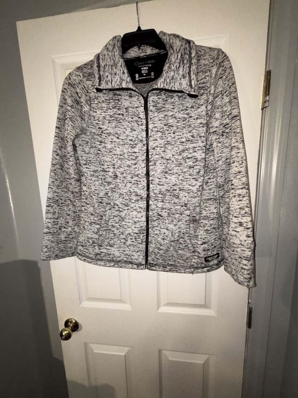 Calvin Klein Performance Full Zip Jacket Heather Gray XL